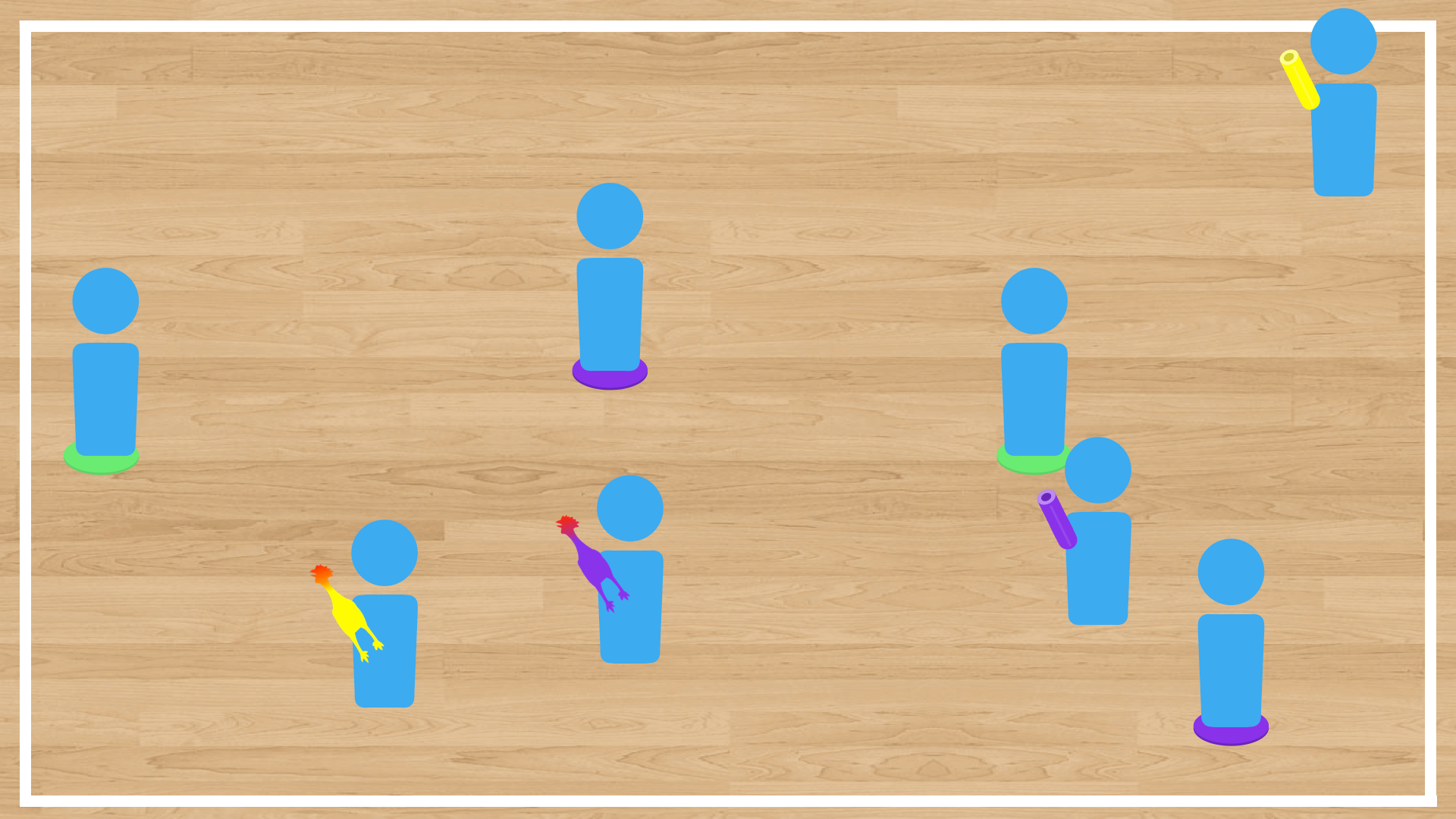 Chicken Noodle Tag • Physical Education Games